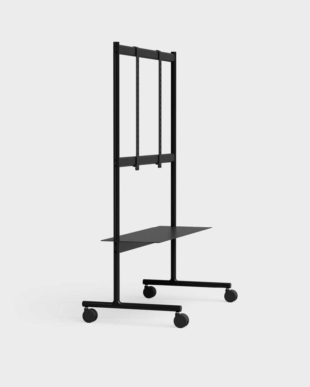Pedestal Rover Stands W/ Wheels 001 Charcoal