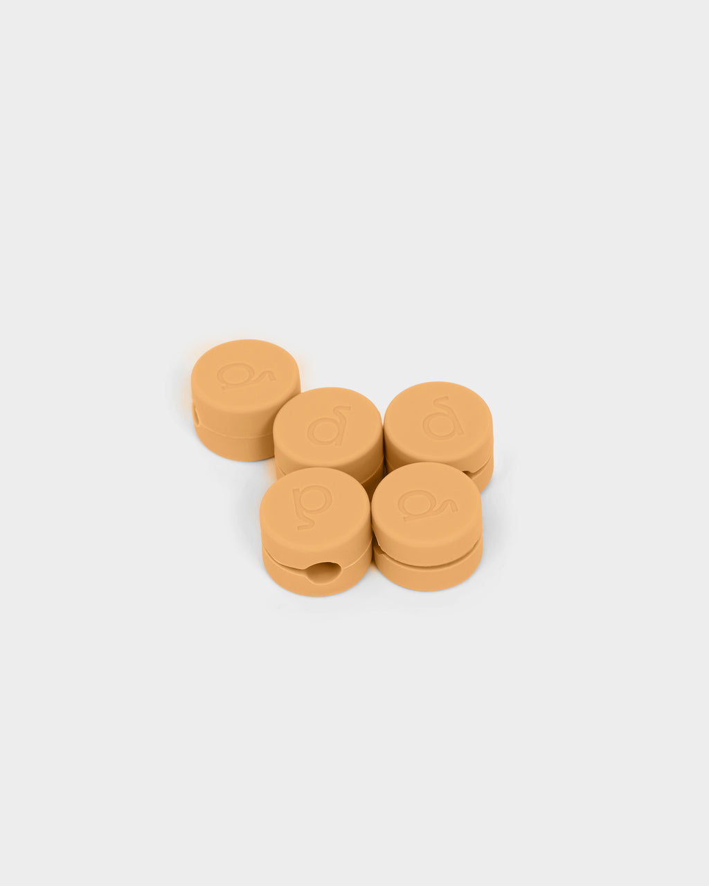Pedestal Cable Clips Cable Managers 017 Apricot