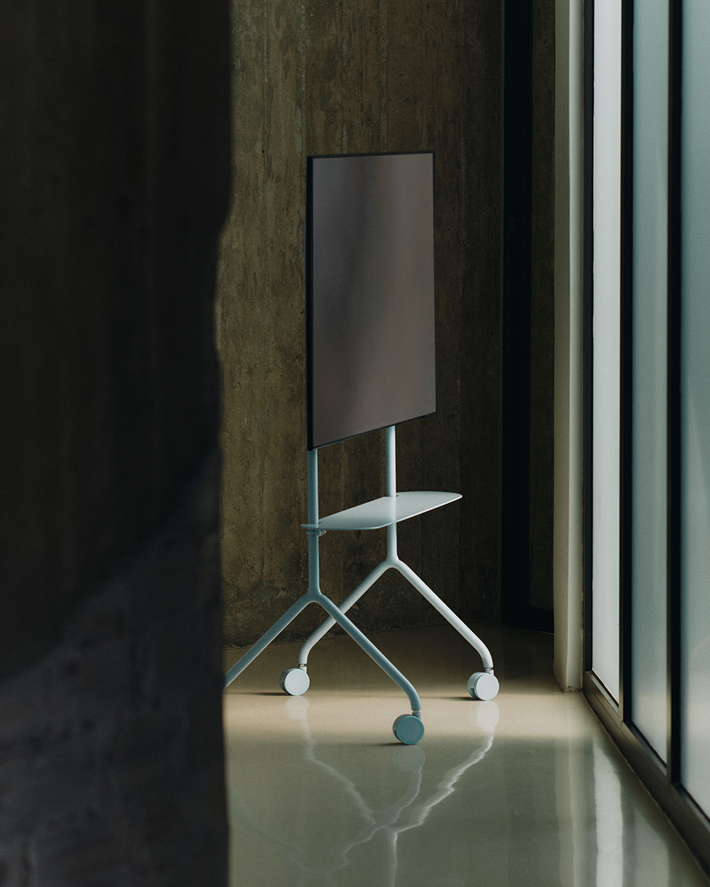 Pedestal Moon Light Shelf Shelves 042 Powder Blue