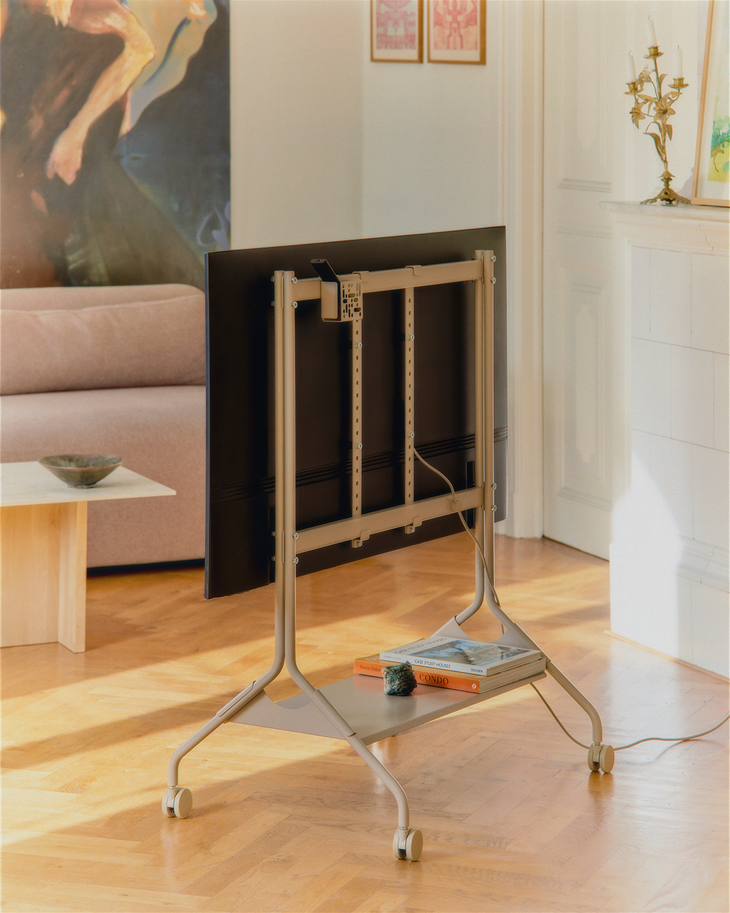 Pedestal Moon Rollin' Wheels Wheels 028 Oat