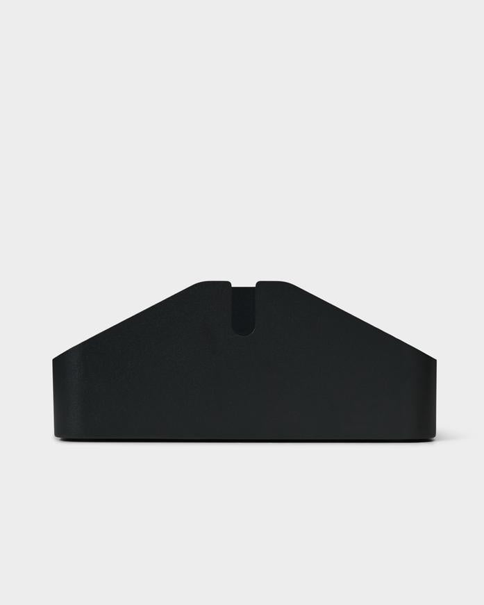 Pedestal Power Bar Tray Double Power Accessories 001 Charcoal